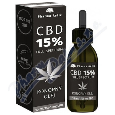 CBD 15% Full Spectrum Konopný olej 1500mg 10 ml