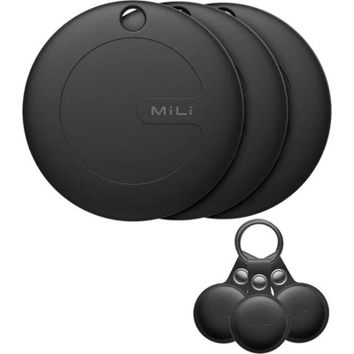 Mili MiTag APL + prívesok (3 ks) (MILI MITAG AP B+B 3) čierny