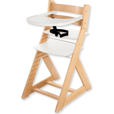 Hajdalánek Rostoucí židle Ela velký pultík buk / bílá