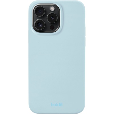 Holdit Гръб Holdit Silicone Case за iPhone 14 ProMax - Mineral Blue