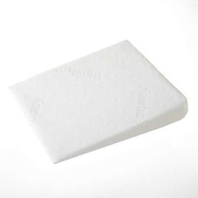 New Baby Dojčenský vankúš klin BASIC biely do kočíka