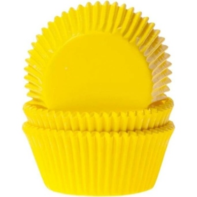 House of Marie Žlté košíčky na cupcaky 1000 ks 50x33 mm