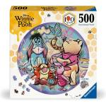 Ravensburger Кръгъл пъзел Ravensburger от 500 части - Мечо Пух и приятели (12001931)