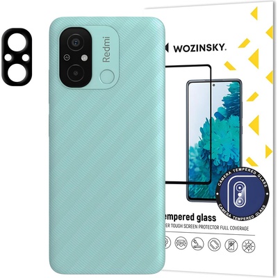 Wozinsky Закалено стъкло за камера 9H за Xiaomi Redmi 11A/Redmi 12C - Черен KP27687 (27687)