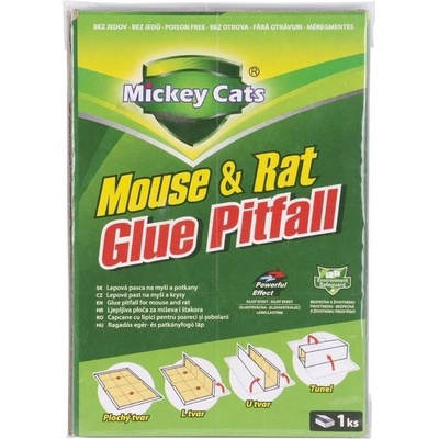 Doska Mickey Cats, na myši a potkany, lepová, Poison-Free