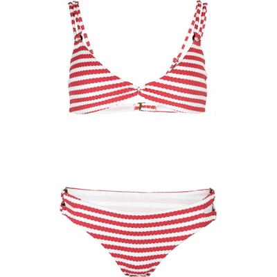 O'Neill Дамски комплект бикини O'Neill Women's O'Riginals Bikini Set Bikini - White / Red O'Riginals Stripe - размер 36 (EU) (150-6553-0312)