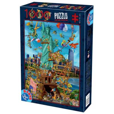 D-Toys - Puzzle Socha svobody - 1000 dílků