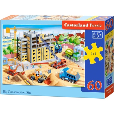 Castorland - Puzzle Big Construction Site 60 - 40 - 99 piese