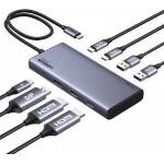 UGREEN CM639 USB-C Hub, 2x HDMI, DP, 2x USB, 2x USB-C 3.2 10Gbps, PD, 4K 60Hz