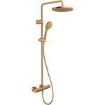 Duravit - Душ комплект с термостат, диаметър 25 cm, 3 струи, четкан бронз TH4282008004 (TH4282008004)