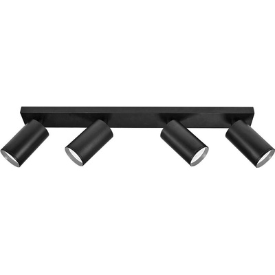 VIVALUX Линеен спот за таван sp711-4l bk lux черен 4xgu10 (viv004560)
