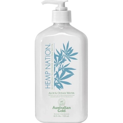 Australian Gold Hemp Nation Хидратиращ лосион за тяло Aloe & Ocean Water, 535 ml
