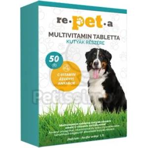 re-pet-a Repeta мултивитаминни таблетки за кучета 50 бр