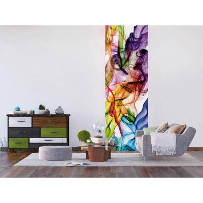 AG design FTNVL-3703 vliesová fototapeta Colorful Smoke rozměry 90 x 270 cm