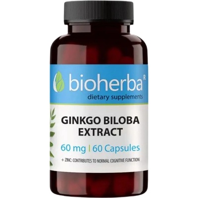 Bioherba Ginkgo Biloba Extract 60 mg [100 капсули]