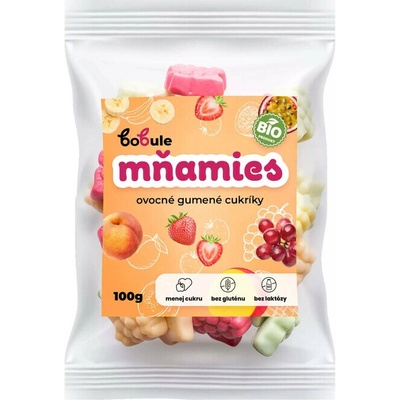 Bobule Mňamies bonbóny ovocné gumové 100 g