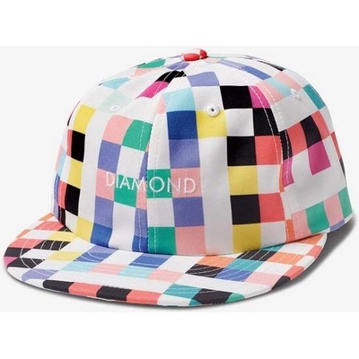 DIAMOND Pixel 6-Panel Unstructured Snapback White WHT