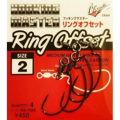 Nogales Háčiky Hooking Master Ring Offset 4ks vel. 2