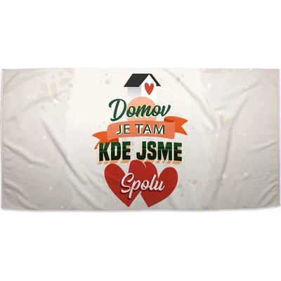 SABLIO Ručník - Domov 2 50x100 cm
