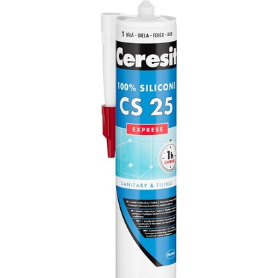 Ceresit CS 25 sanitárny silikón EXPRESS transparent 280ml
