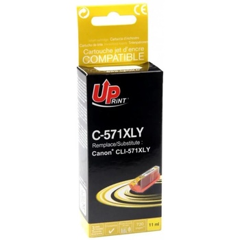 Image 1 of Compatible Мастилница UPRINT CLI 571XL-M CANON, Yellow (LF-INK-CAN-CLI571Y-XL-UP)