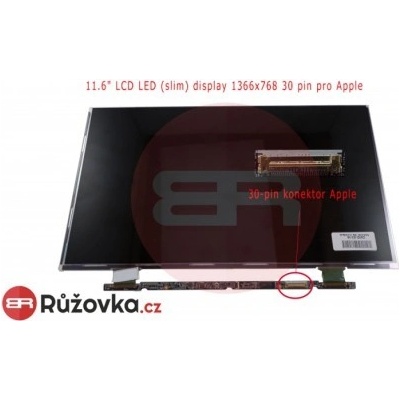 11.6'' LCD LED (slim) display 1366x768 30 pin pro Apple B116XW05 V.0