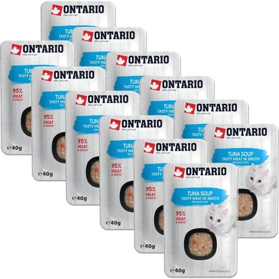 Ontario Soup Cat Tuna with vegetables 12 x 40 g