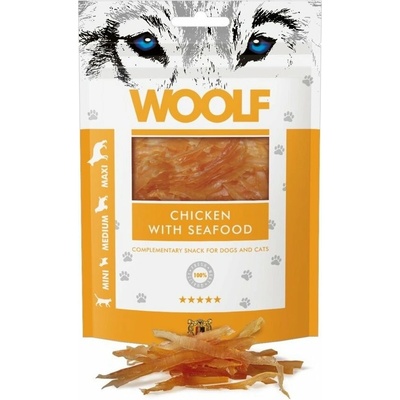 Woolf Snack chicken with seafood 100 g
