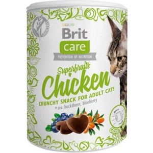 Brit CARE Снек за котки Superfruits Chicken 100g
