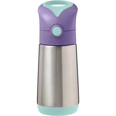 b.box Termoska na pití s brčkem 350 ml lilac pop