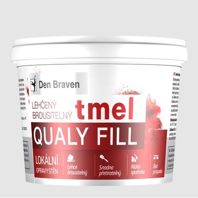 Debbex 00312BD Lehčený brousitelný tmel 500 ml bílá