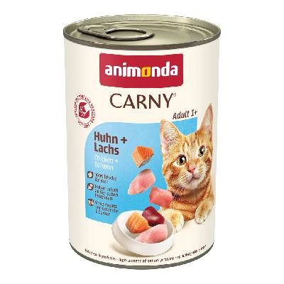 Výhodné balenie animonda Carny Adult 12 x 400 g - kuracie a losos