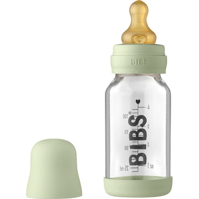 Bibs Baby Bottle sklenená fľaša 110ml sage