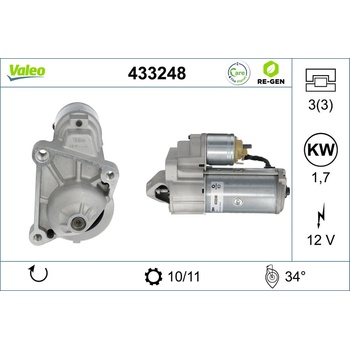 Štartér VALEO 433248