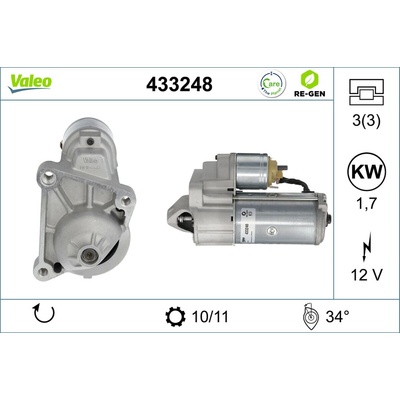 Štartér VALEO 433248