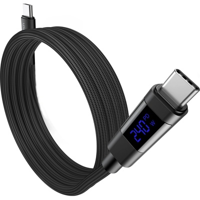 ChoeTech XCC-1061 PD240W USB-C to USB-C Digital Display Magnet 1,8m