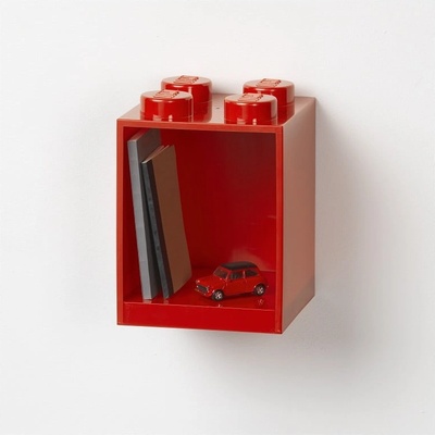LEGO® Детски червен стенен рафт Brick 4 - LEGO® (41141730)