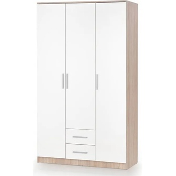 Image 1 of Black Red White Двукрилен гардероб lima s-3