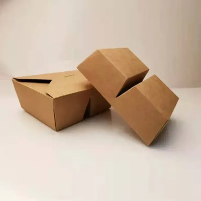 Картонена кутия 2 отделения КРАФТ 1220ml (р-180187)