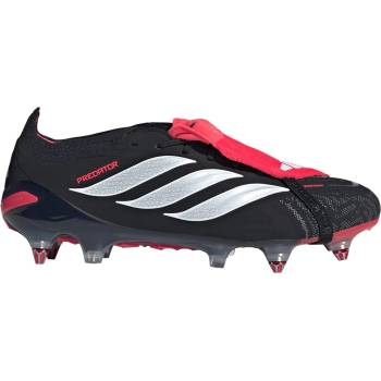 Image 1 of Adidas Мъжки футболни бутонки Adidas Mens adidas Predator Elite Fold Over Tongue Soft Ground Football Boots - Black/Red