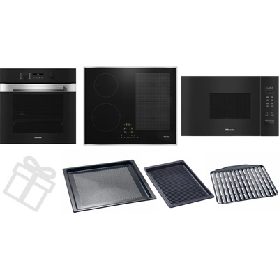 Set MIELE H 2861-1 B 125 + KM 7466 FR 125 + M 2230 SC