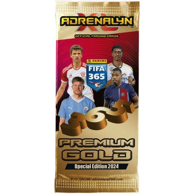 PANINI FIFA 365 23/24 Premium Gold 14 ks Adrenalyn XL booster