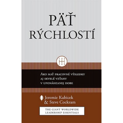 Päť rýchlostí - Jeremie Kubicek, Steve Cockram