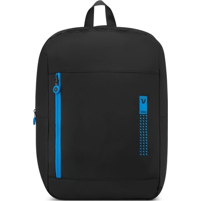 Roncato batoh Easyjet COMPACT čierna/spot kobaltovo modrá 45x36x20 cm