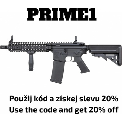 Specna Arms SA Daniel Defence® MK18 (SA-P19 Prime™ HAL ETU) s bezuhlíkovým motorem - Černá – Zboží Dáma