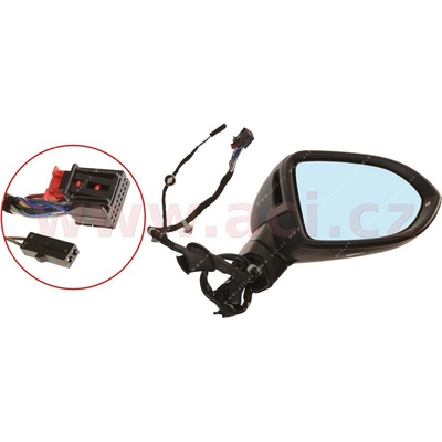 ACI zp. zrcátko el. ovládané vyhřívané (side assist) pro lak el. záklopné asferické P 5742828