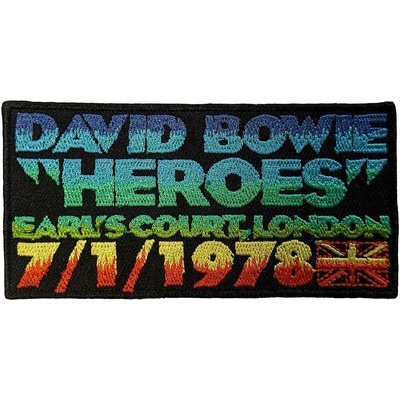 Nažehlovačka David Bowie - Heroes Earls Court
