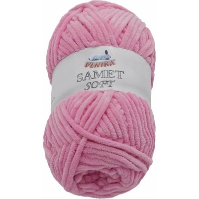 Příze Samet Soft 100g 235 růžová