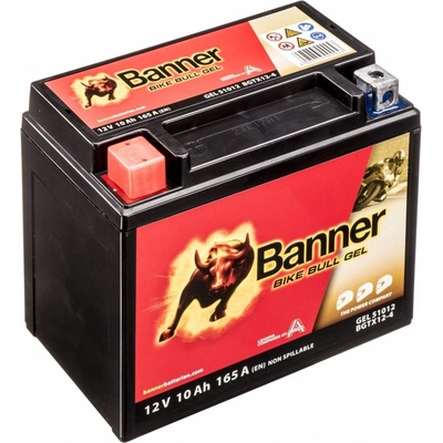 Motobaterie Banner Bike Bull 12V, YTX12-BS, 10Ah, 160A, AGM 150x87x131 GEL | Zboží Auto