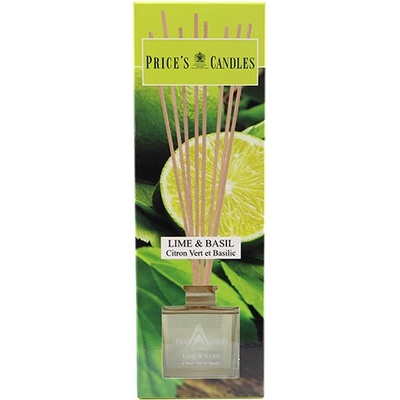 Price's Candles Rákosový difuzér Price´s Candles Limetka a bazalka 100 ml